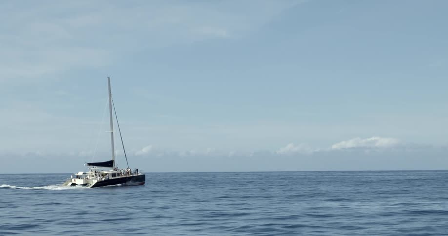 A boat on the ocean