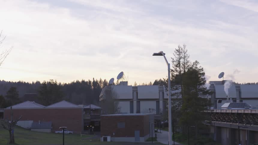 Static picture of a group of buildings