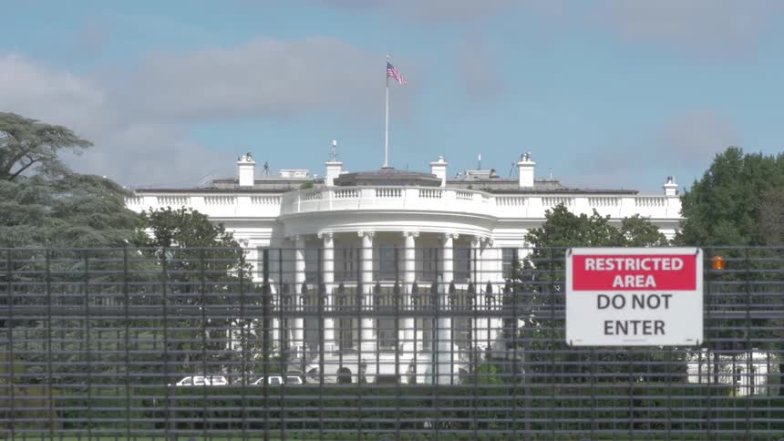 View of the white house