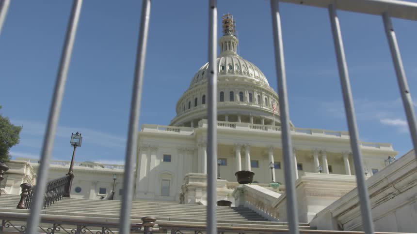 The united states capitol building during the day