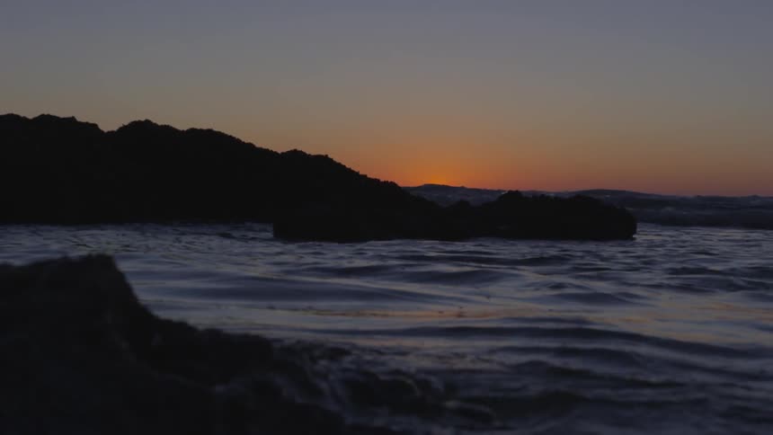 Beach at sunset