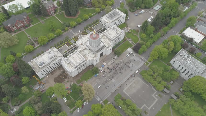 Birds eye view of a city