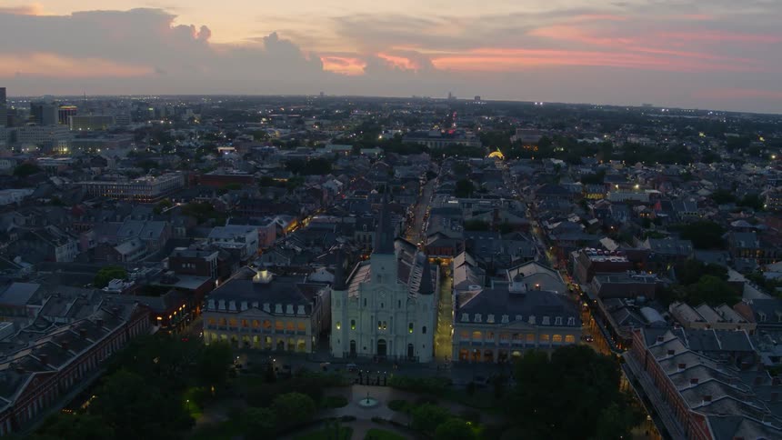 Aerial view of a city
