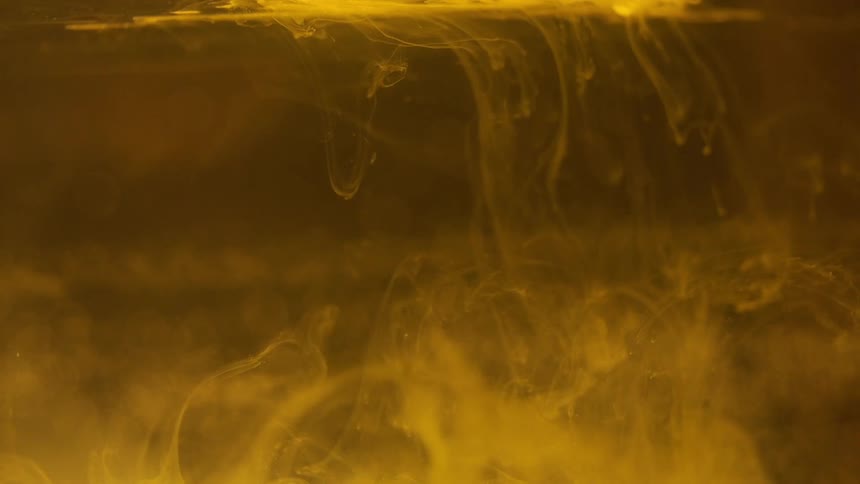 Oil reacting with water