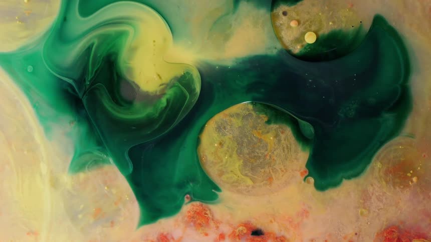 Paint mixes with other colors
