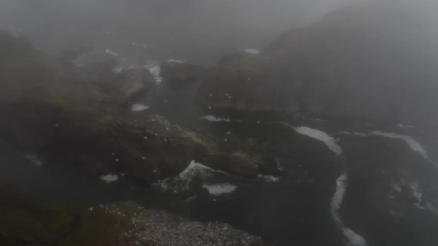 Fog is covering the horizon