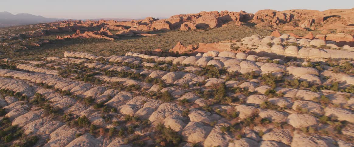 Its an aerial shot of the arizona desert