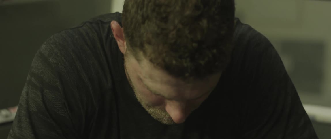 Man looking down
