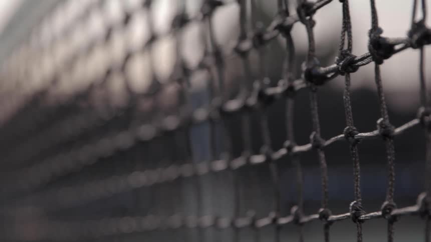 Close up shot of a net