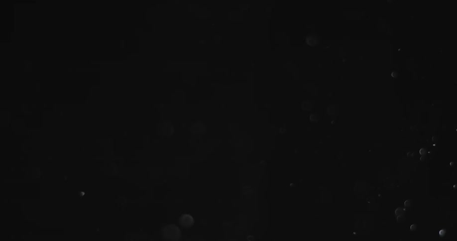 Swirls of blurry white specks