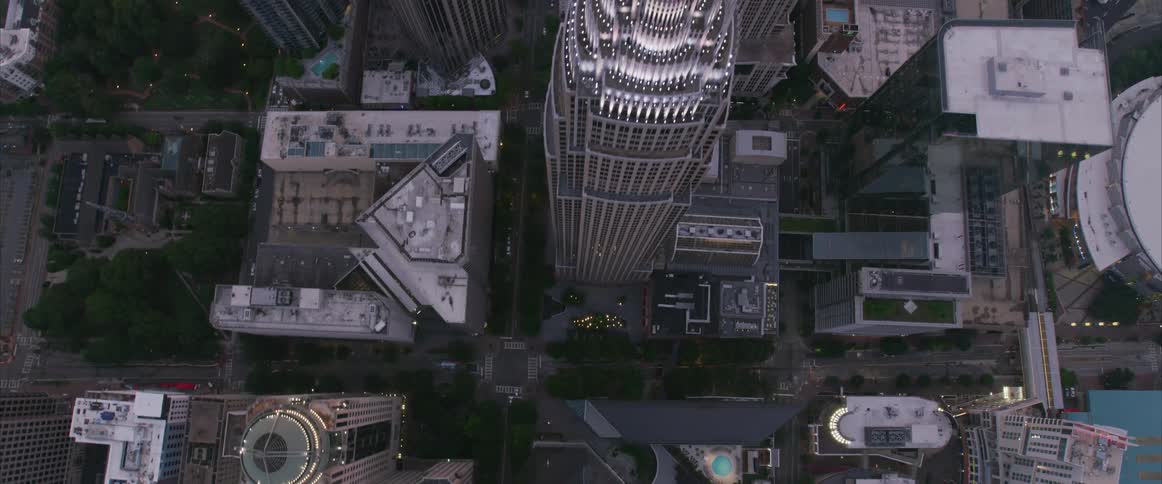 Birds eye view of a city