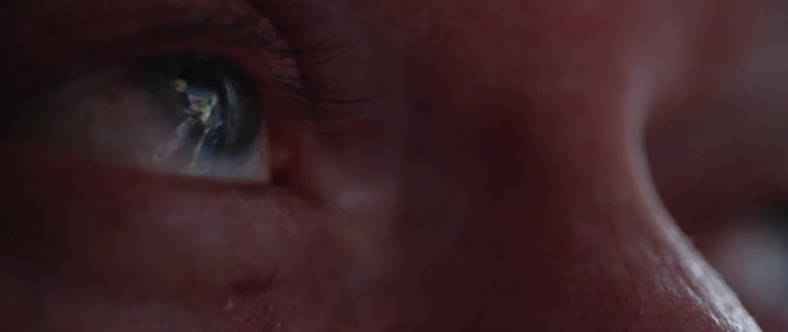 Close view of a person's eye