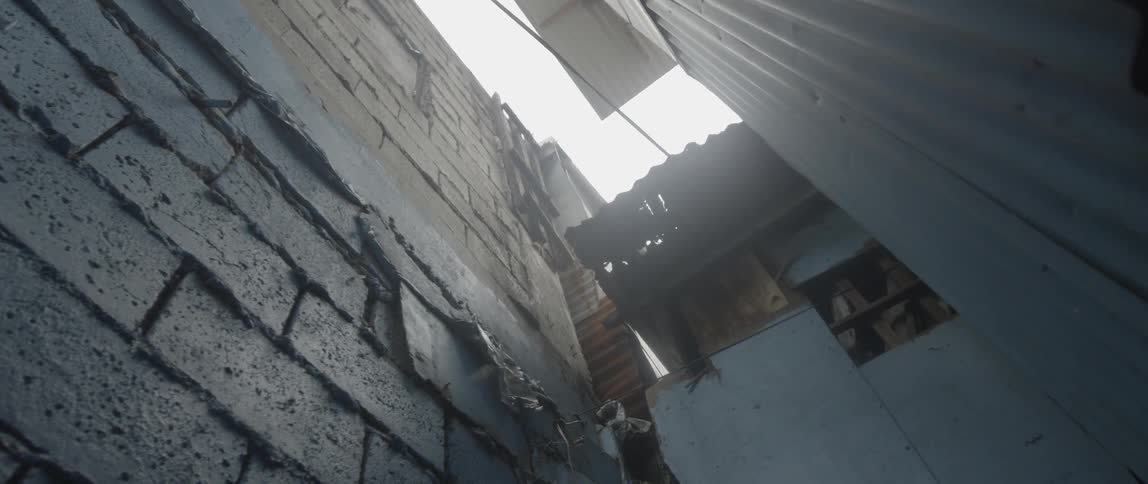 A narrow alleyway during the day