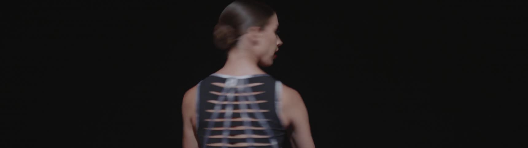 A woman spins dancing