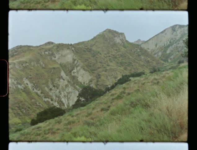 A mountain landscape covered in vegetation