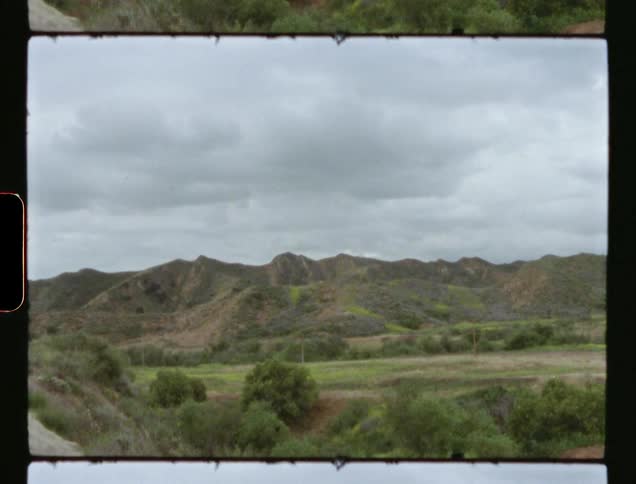 Video footage of landscape