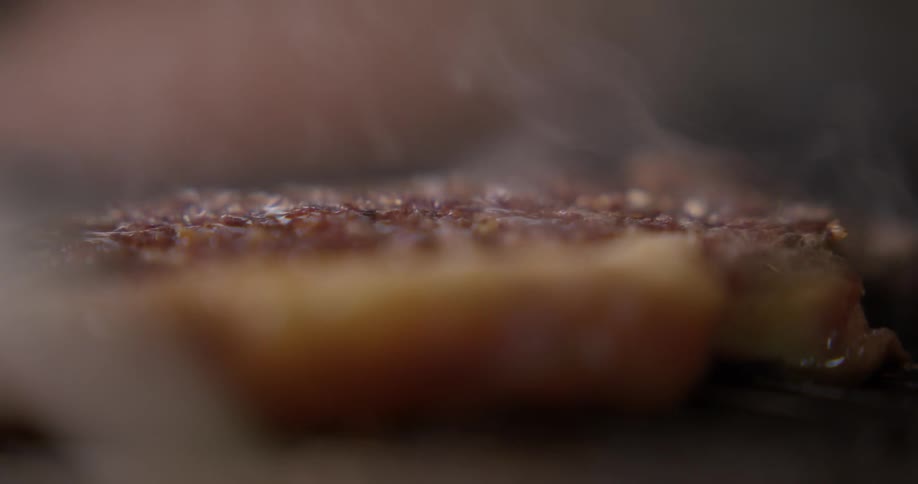 Food being cooked on a grill