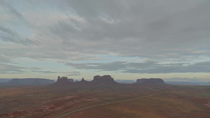 View of canyons