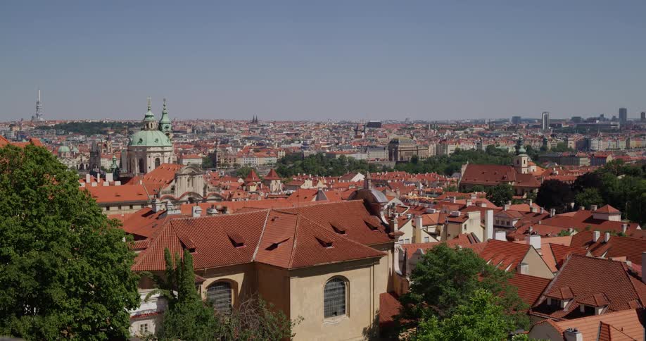 The town is full of homes and small buildings