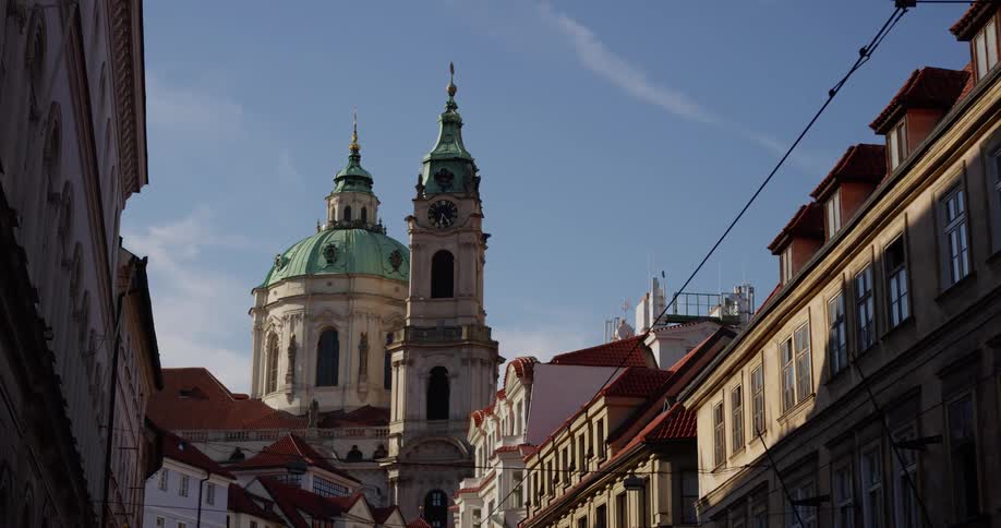 Grand architecture in an old city