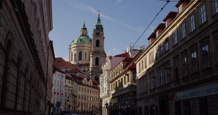 A lane in a European city during the day