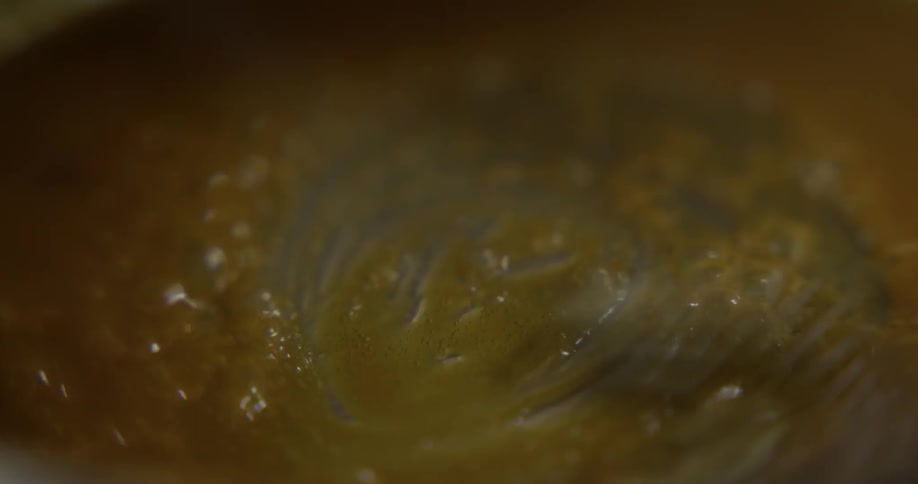 Ingredients are being mixed in a bowl