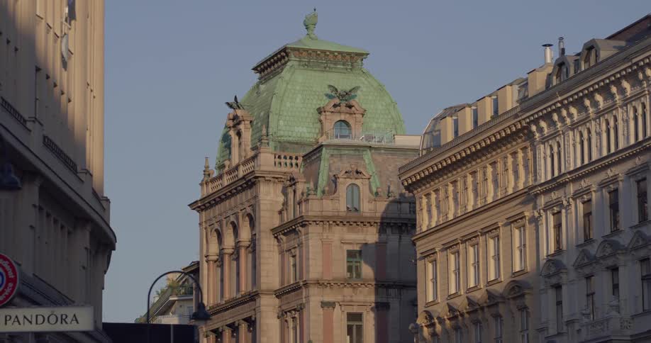 A domed cathedral stands in a city