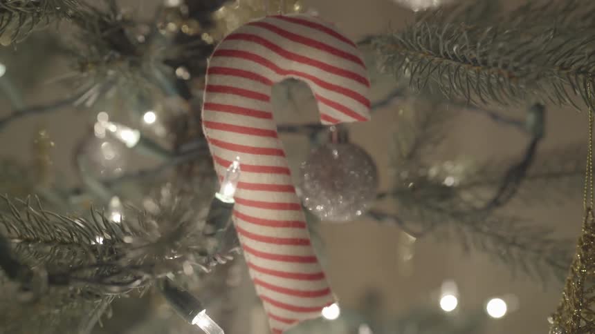 Close up of a christmas tree decoration