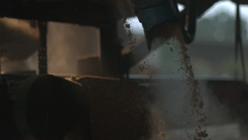 Something coming out of a machine