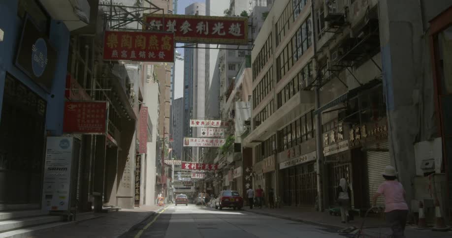 A scenery of a 3rd world city