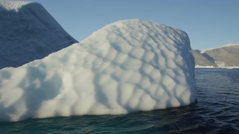 A large iceberg