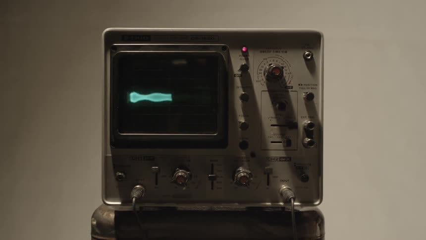Rhythmic waves of light from a monitor