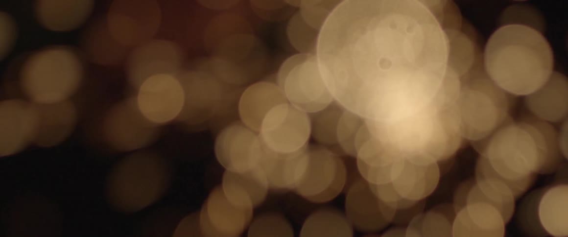 The lights sparkle