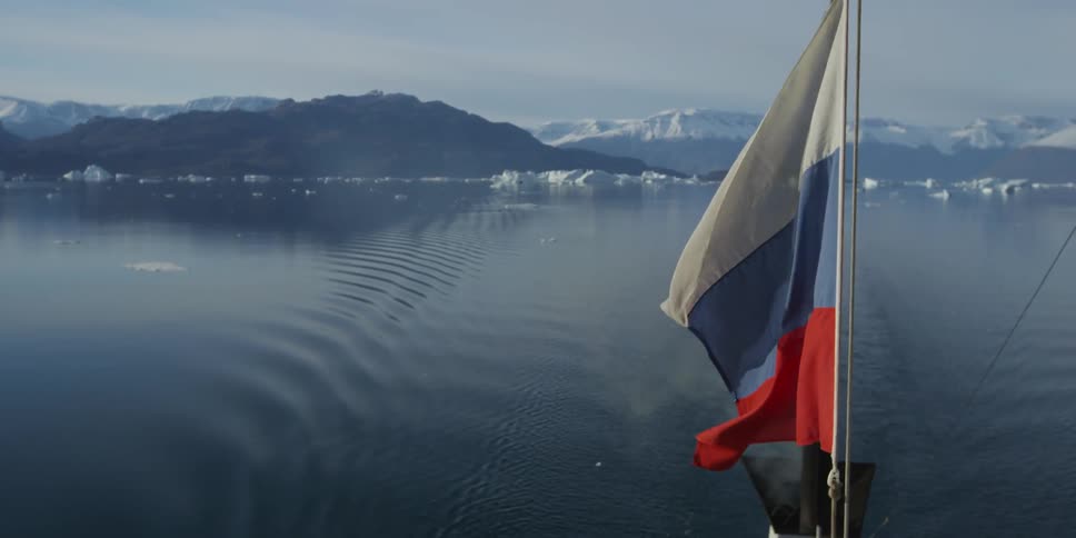 A flag blowing in the wind