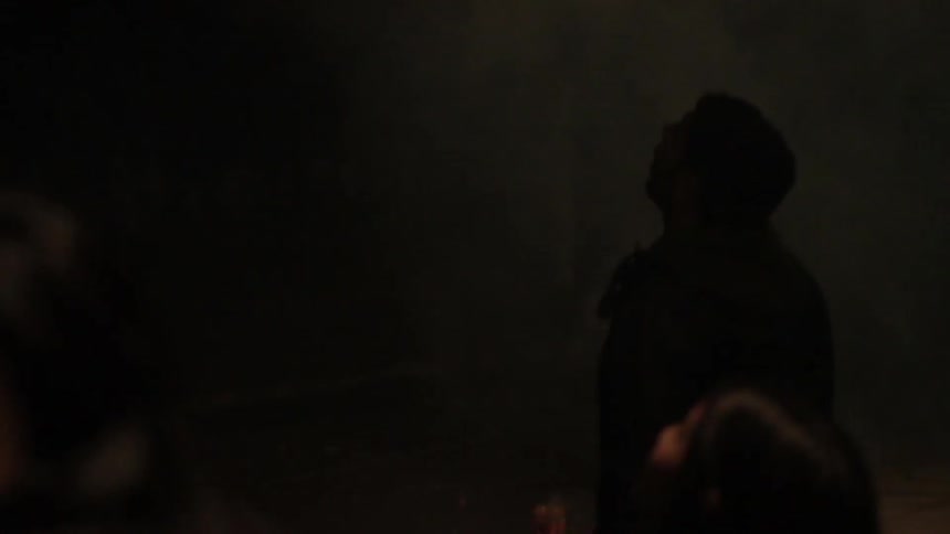 People celebrate using fireworks at night