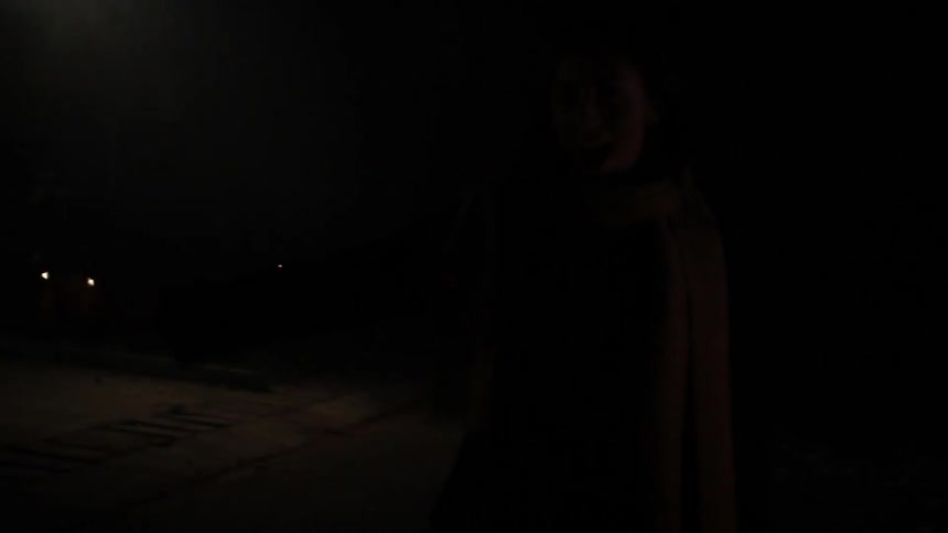 People celebrate using sparklers at night