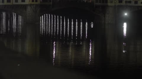 Light reflects off of rippling water