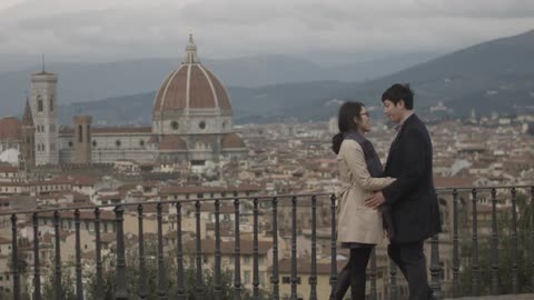 Two people enjoy their time together