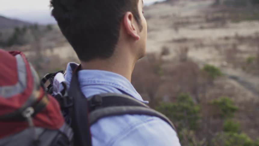 A person taking pictures of nature