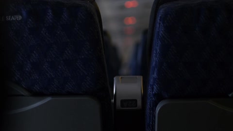 Inside of an airplane
