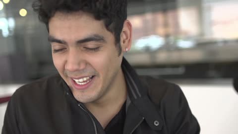 A person smiling