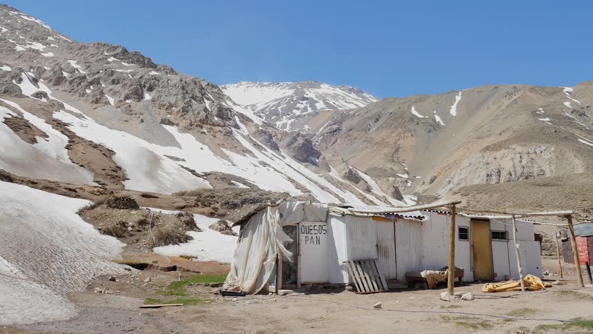 A shelter in the mountains