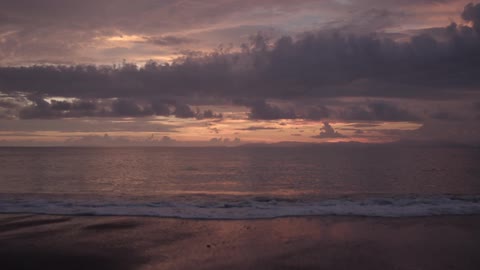 Sunset on the horizon