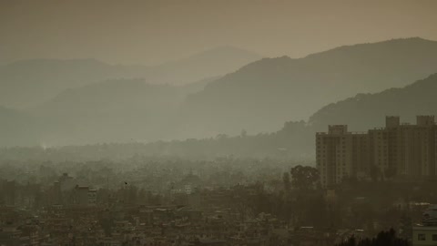 Aerial view of a city