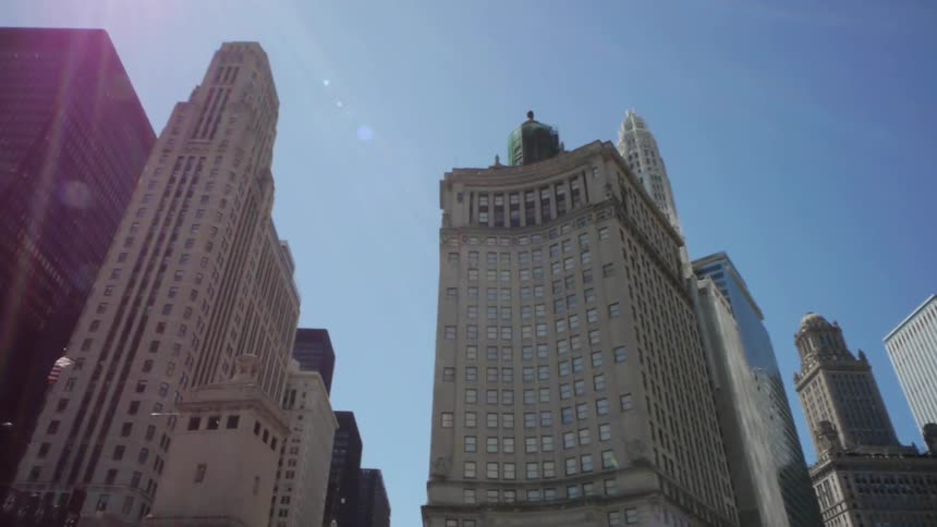Tall building of a big city