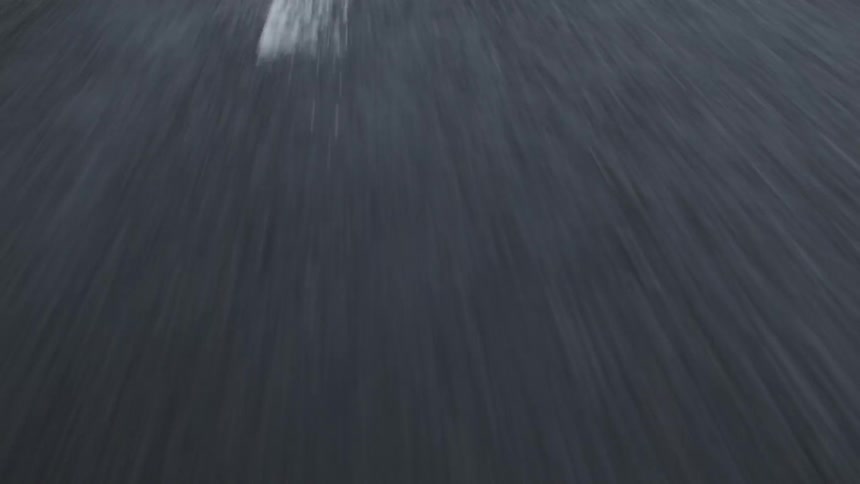 Driving down a road