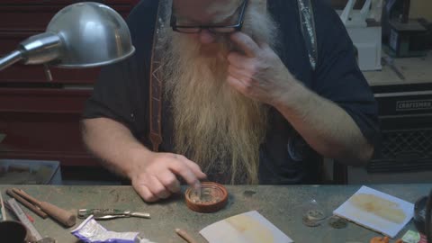 A man is building something important