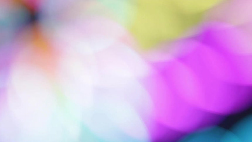 A spiral of blurred lights