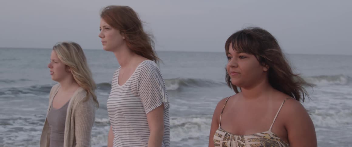 A group of people at the beach