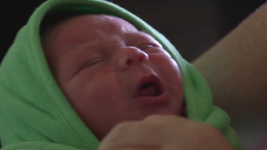 A crying baby
